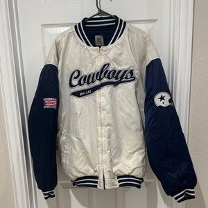 NFL Dallas Cowboys Navy and White Jacket